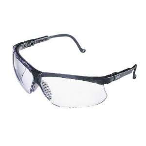 Black frame glasses with espresso lenses:  Industrial 