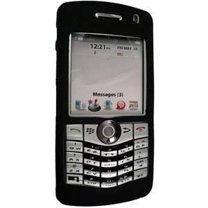   8130 Pearl Silicone Skin Case (Black) Cell Phones & Accessories