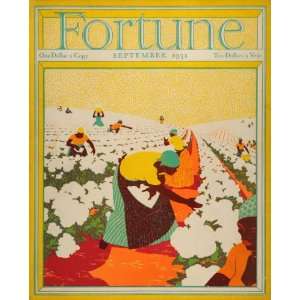  1931 September Fortune Cover Black Americana Cotton Row 