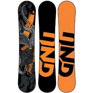  GNU Altered Genetics C2BTX Snowboard  162cm Black Sports 