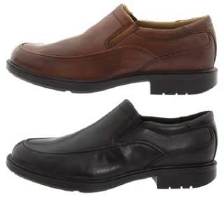 ROCKPORT Leather Loafer, Black & Brown, Med & Wide  