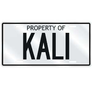  NEW  PROPERTY OF KALI  LICENSE PLATE SIGN NAME