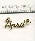 14KT GOLD EP ALMA PERSONALIZED NAMEPLATE WORD CHARM