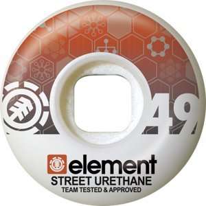  Element Atomic 49mm Street Skateboard Wheels (Set of 4 