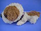 THE DOG FURRY Tan & Brown ARTIST COLLECTION Soft Plush Stuffed 