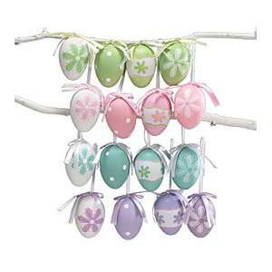  Easter Egg Tree Ornaments, Set of 12,polka Dot ~ Easter 