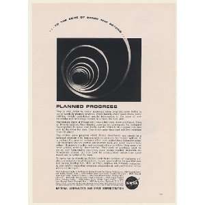  1962 NASA Space Program Planned Progress to Edge of Space 