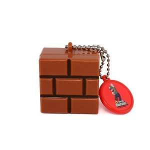  Super Mario Bros. Mini LCD Watch Key Chain   Brick Block 