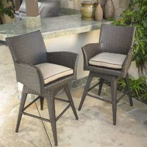  Santa Fe Swivel Barstools by Mission Hills® Patio, Lawn 