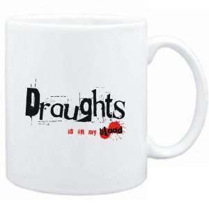    Mug White  Draughts IS IN MY BLOOD  Sports