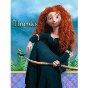    Disney Brave Thank You Notes (8) Party Supplies Toys & Games