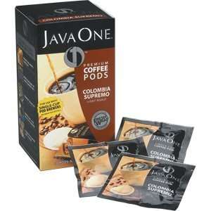 Java One Columbia Supremo Ground Coffee Pods   2x18 count  