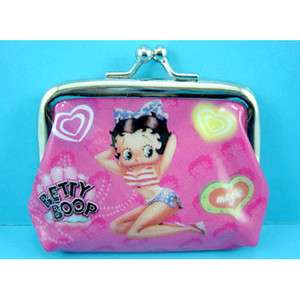 Sexy Betty Boop Pink Coins Pouch Bag Purse Wallet FREE SHIP  