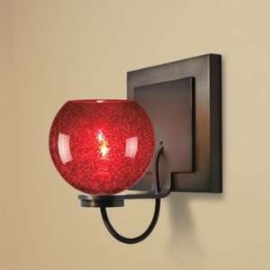  Bruck 101917ch red chrome Bobo Diamond Square Sconce