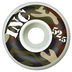  INC   Camo, Skateboard Wheels (52.5mm), Set of 4: Sports 