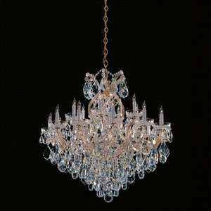 Bohemian Crystal 19 Light Candle Chandelier Finish: Gold, Crystal Type 