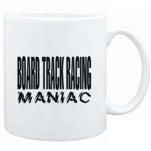  Mug White  MANIAC Board Track Racing  Sports: Sports 