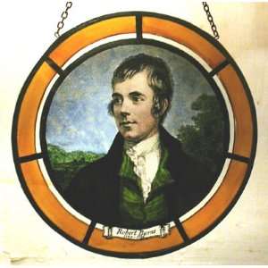 Robert Burns in Stained Glass:  Home & Kitchen