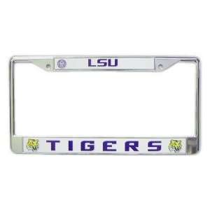  LSU Tigers Chrome License Plate Frame