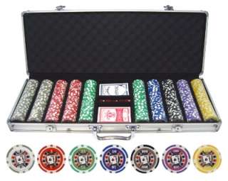 500pc Big Slick 11.5g Poker Chip Set  