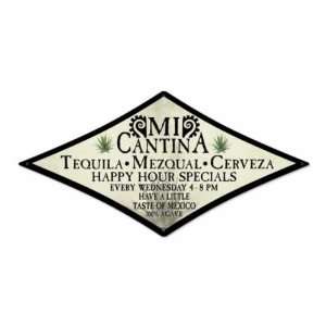   Mi Cantina Vintage Metal Sign Mexico Tequila Cerveza