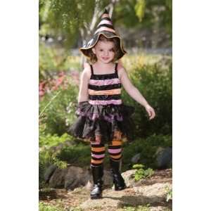  Costumes 196942 Striped Witch Child Costume Office 