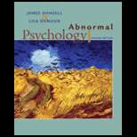 Abnormal Psychology 2ND Edition, James H. Hansell    Textbooks