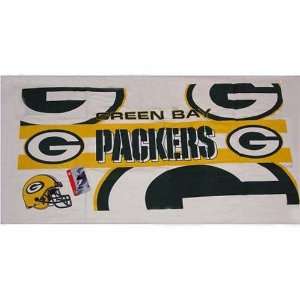   Green Bay Packers NFL 28 X 58 Beach/Bath Towel: Sports & Outdoors