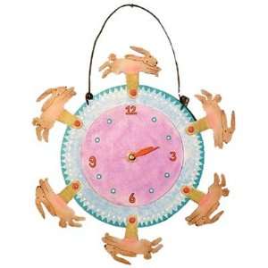  Bunny Hop Clock by By Judie Bomberger: Home & Kitchen