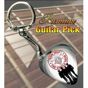  Bon Jovi Circle 2011 Tour Premium Guitar Pick Keyring 