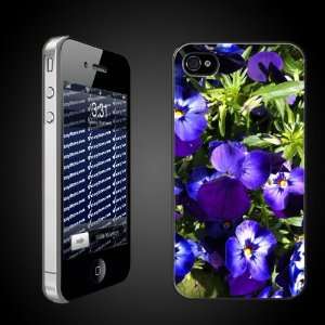  Flower Garden iPhone Designs Blue Petunias   CLEAR 