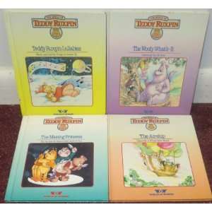 Set of 4 THE WORLD OF TEDDY RUXPIN Series Children Books ~ Worlds of 