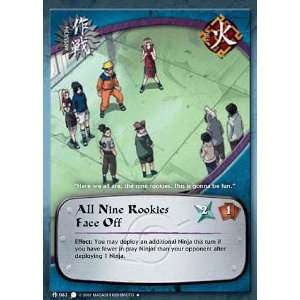   the Snake M 063 All Nine Rookies Face Off Uncommon Card Toys & Games