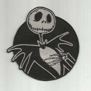   Skellington Nice Smile Showing Tux Shirt 3 inch Patch New NBCPatch15