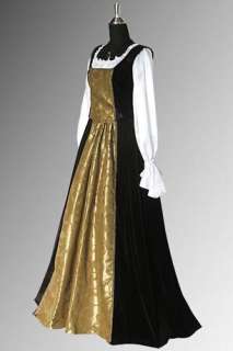 Baroque Dress No. 2 Gold, Black
