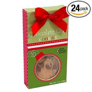 Too Good Gourmet Holiday 2 pak Chocolate Chip Cookies, 2 Ounce Boxes 