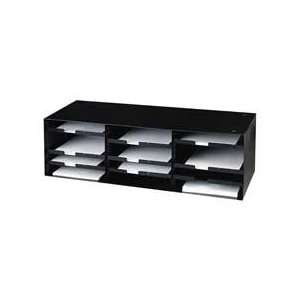 x12x10 3/8, BK   Sold as 1 EA   Sorting/distribution rack is ideal 