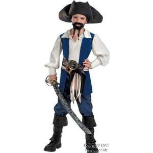  Childrens Jack Sparrow Pirate Costume (Small 4 6): Toys 