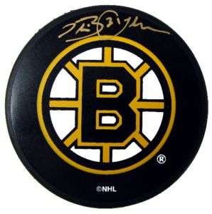 Blaine Lacher Autographed Boston Bruins Hockey Puck NHL  