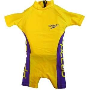    Toddler Boys Yellow Speedo Polywog Swimming Suit