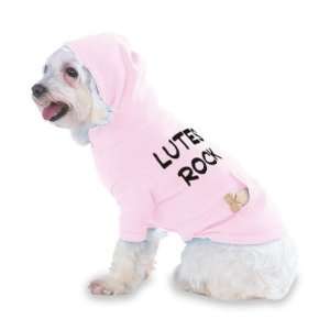  Lutes Rock Hooded (Hoody) T Shirt with pocket for your Dog 