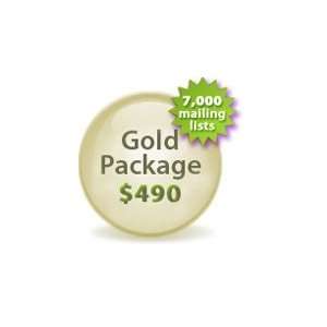  Mailing List Packages   Gold Package
