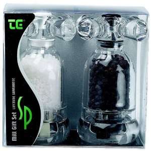  Acrylic Tap Pepper And Salt Mills Gift Set 4.5 Kitchen 