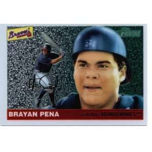  2004 Topps Heritage Chrome #THC 63 Brayan Pena   Atlanta 