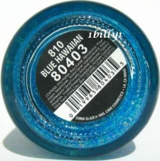 NEW China Glaze Nail Polish ~ Blue Hawaiian ~ Glitter  
