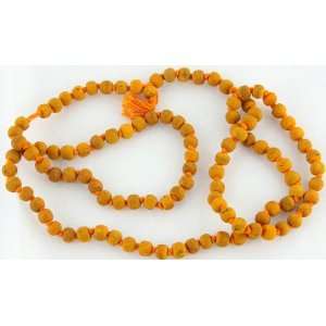  Turmeric Mala (Rosary) of 108 Beads for Chanting 