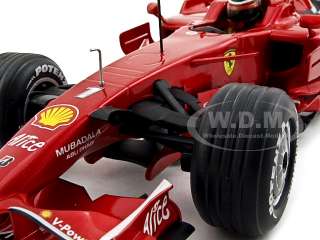   model of Ferrari F2008 Kimi Raikkonen F1 die cast car by Hotwheels