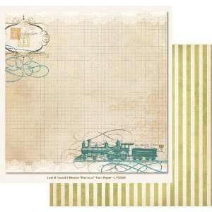   Precious Double Sided Paper 12X12 Train: Arts, Crafts & Sewing