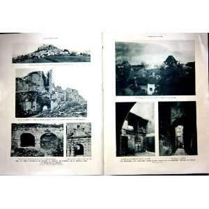  Quercy Vandalism Severac Buildings French Print 1936