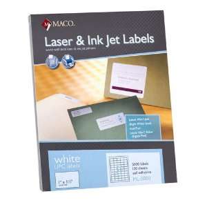  Maco UPC Label   White   MACML5000